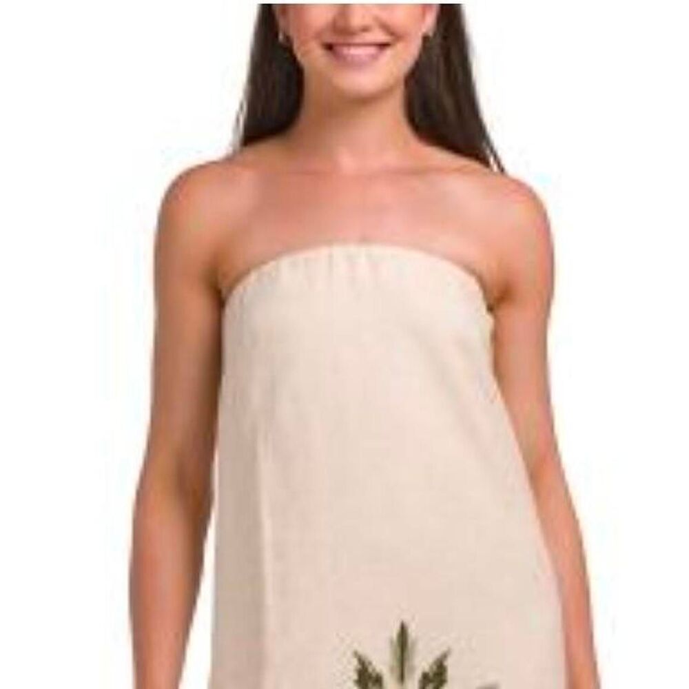 Magaschoni Women's Cream and Tan Dress